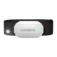COOSPO WODOODPORNY CZUJNIK TĘTNA ELASTYCZNA OPASKA BLUETOOTH Z APLIKACJĄ