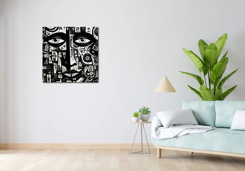 Obraz 70x70cm Labirynt Myśli na Arena.pl