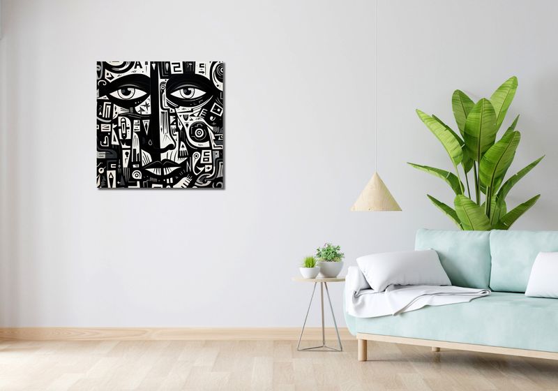Obraz 70x70cm Labirynt Myśli zdjęcie 2