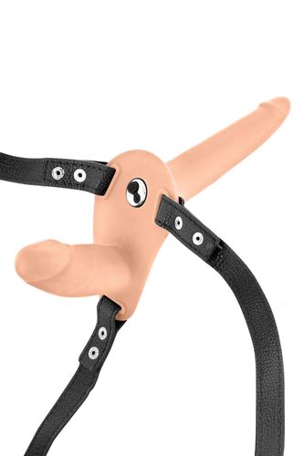 double strap on vibrating flesh strap on dildo na Arena.pl