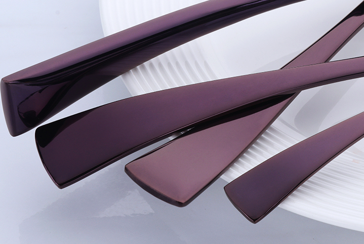 Sztućce - NEW DESIGN -4 Szt - Fiolet - HIT zdjęcie 5