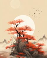 Plakat 40x50cm Szepty Wiatru