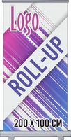 Roll up baner wystawienniczy 200x85 cm REKLAMA TWOJEJ FIRMY własny nadruk