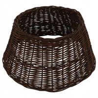 OSŁONA WIKLINOWA NA STOJAK POD CHOINKĘ CIEMNY BRĄZOWY KOSZ STOJAKA FI 40 CM