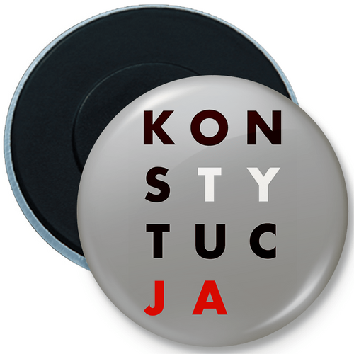 Button magnes na lodówkę KONSTYTUCJA na Arena.pl