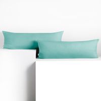 Zestaw poszewek AMBER 40x200 cm x2 jasnoturkusowe DecoKing