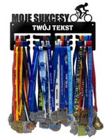 Wieszak na medale MOJE SUKCESY twoje imię dowolny tekst 63.1