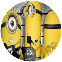 Opłatek na tort Minionki