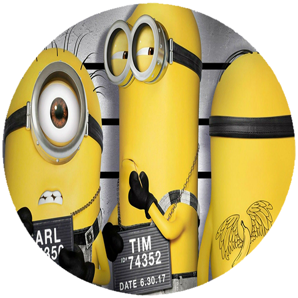 Opłatek na tort Minionki zdjęcie 1