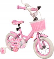 ROWEREK DZIECIĘCY ROWER 12" dla DZIEWCZYNKI KOSZYK ENERO PRINCESS