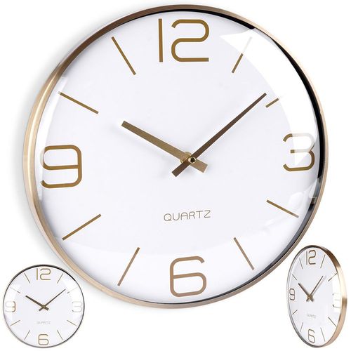 Zegar ścienny złoty biały 30 cm na Arena.pl