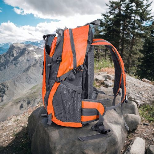 PLECAK TURYSTYCZNY 40L PODRÓŻNY TREKKINGOWY WYCIECZKOWY W GÓRY POMARAŃCZOWY na Arena.pl