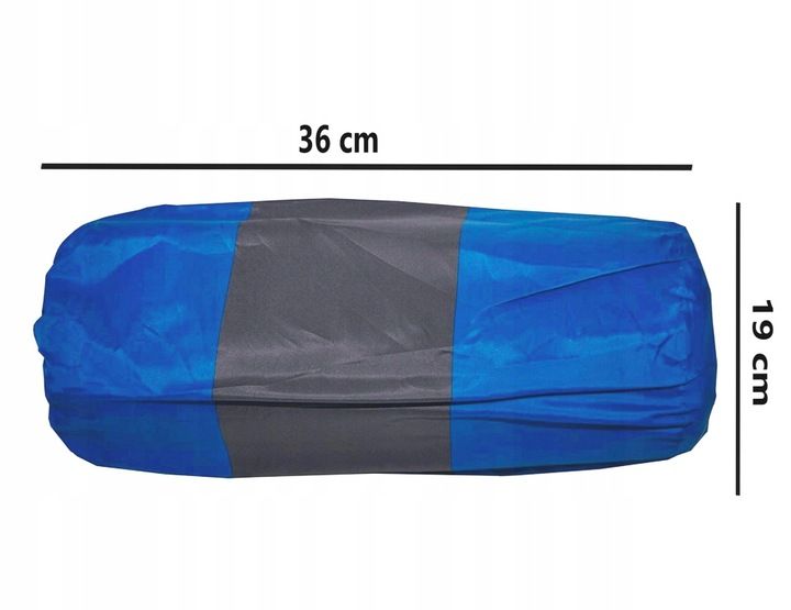 MATA SAMOPOMPUJĄCA Z PODUSZKĄ MATERAC karimata kempingowa POD NAMIOT BIWAK zdjęcie 15