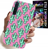 ETUI DO OPPO A91 - KAKTUSY, KAKTUS NA RÓŻOWYM TLE + FOLIA