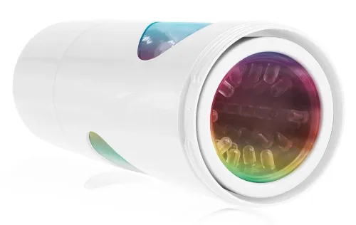 pet wibrująca maszyna intymna 9 trybow rotacji biała 24,1 cm na Arena.pl