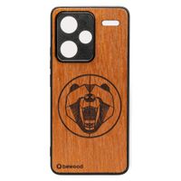 Drewniane Etui Bewood do Xiaomi Redmi Note 13 Pro Plus 5G NIEDŹWIEDŹ MERBAU