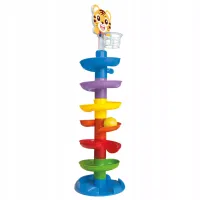 Kulodrom Wieża z Kulką Tor Kulkowy Zabawka Edukacyjna Labirynt Dolu