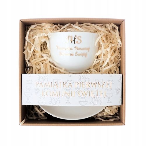 Prezent Na Komunię Świętą Podziękowanie Upominek Filiżanka Dla Ojca Matki na Arena.pl