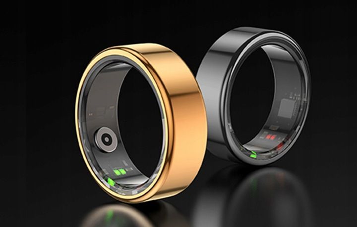 Smartring Colmi R02 19.8mm Smart Ring Roz. 10 Ip68 Monitor Snu Złoty zdjęcie 4