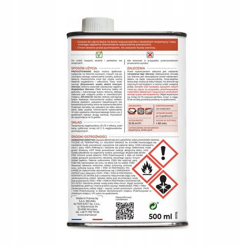 BEJCA DĄB ŚREDNI 0.5L STARWAX (43077) na Arena.pl