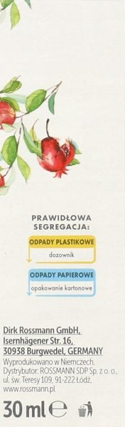 ALTERRA OLEJEK DO TWARZY GRANAT BIO 30 ML zdjęcie 4