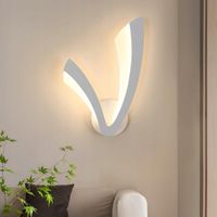 Nowoczesna Lampa Kinkiet LED Ścienny 12W 3000K Biały do Salonu