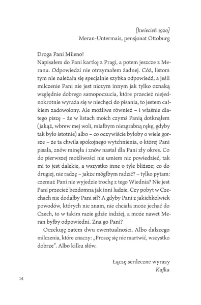 Listy Do Mileny zdjęcie 4