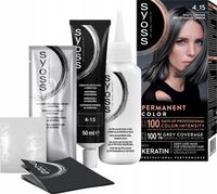 SYOSS PERMANENT COLOR FARBA DO WŁOSÓW NR 4_15 PRZYDYMIONY CHROM 1 SZT