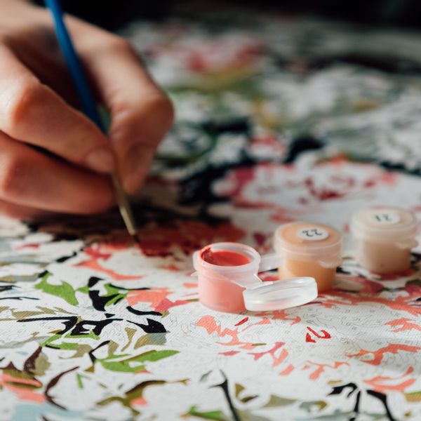 Malowanie po numerach - wodospad zdjęcie 5