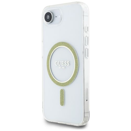 etui guess iml glitter circle magsafe do iphone 16e przezroczysty na Arena.pl