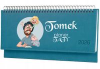 Terminarz DLA TATY 2026 tygodniowy kalendarz leżący biurkowy