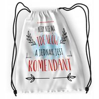 Plecak Dla Komendanta Sportowy Szkolny Worek Torba Z Nadrukiem Ze Zdjęciem