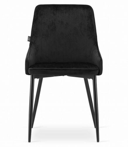 Krzesło MONZA - czarny aksamit x 4 na Arena.pl