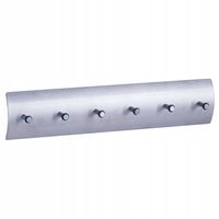 UCHWYT Z 6 HACZYKAMI, WIESZAK ALUMINIOWY