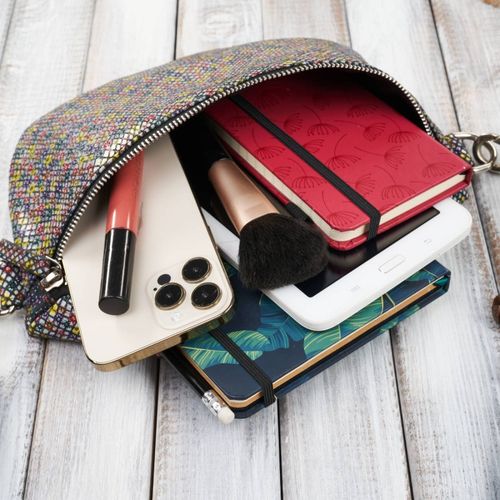 saszetka nerka damska skórzana z kwiatowym wzorem paolo peruzzi t-36-d na Arena.pl