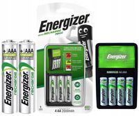 ŁADOWARKA BATERIE AA AAA + 4x AKUMULATORKI R6 + R3