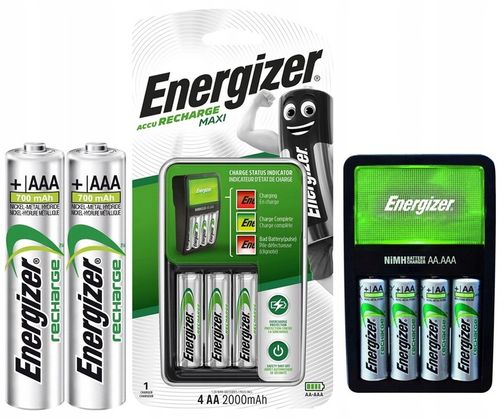 ŁADOWARKA BATERIE AA AAA + 4x AKUMULATORKI R6 + R3 na Arena.pl