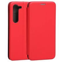 Beline Etui Book Magnetic Sam S23+S916  czerwony/red