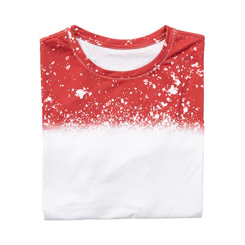 Koszulka Cotton-Like Bleached Starry Red do sublimacji M zdjęcie 3