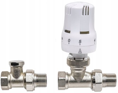 ZESTAW TERMOSTATYCZNY PROSTY Z NASTAWĄ WSTĘPNĄ ZAWÓR ZASILAJĄCY na Arena.pl
