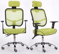 FOTEL BIUROWY OBROTOWY KRZESŁO KÓŁKA SILIKONOWE