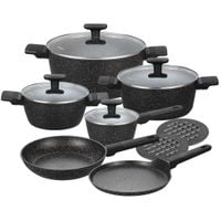 zestaw 12 elem. garnków marmurkowych klausberg kb-7830