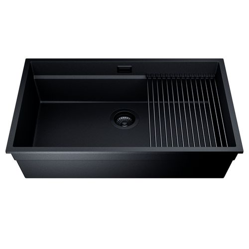 Zlewozmywak GLOBALO Miralio 80.1 Black/BL Mat na Arena.pl