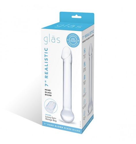 Glas - Realistic Head Glass Dildo na Arena.pl