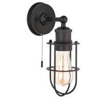 Industrialny kinkiet L&-199948 Light& z włącznikiem IP44 czarny