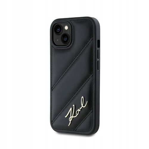 Etui do iPhone 15 / 14 / 13 Karl Lagerfeld Diagonal Quilted Script Case na Arena.pl
