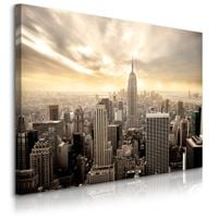 OBRAZ DO SALONU BIURA PANORAMA NOWEGO JORKU EMPIRE STATE BUILDING 30x20