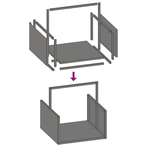Stojak na drewno opałowe czarny Stal walcowana na zimno na Arena.pl