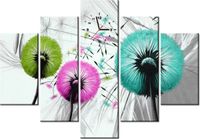 105CM 150CM ZEGAR 5 ELEM KOLOROWE DMUCHAWCE DRUK OBRAZ