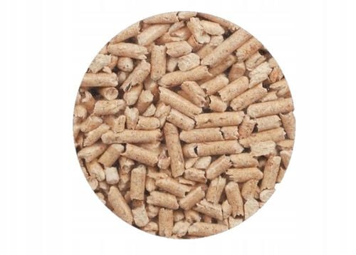 ZUBIPET Żwirek drewniany pellet jasny dla kota świnki królika 15kg natural na Arena.pl